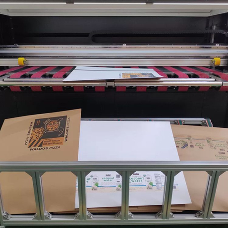 15KW Cmyk Color Printing Machine Digital Printer For Corrugated Box Inkjet Printer