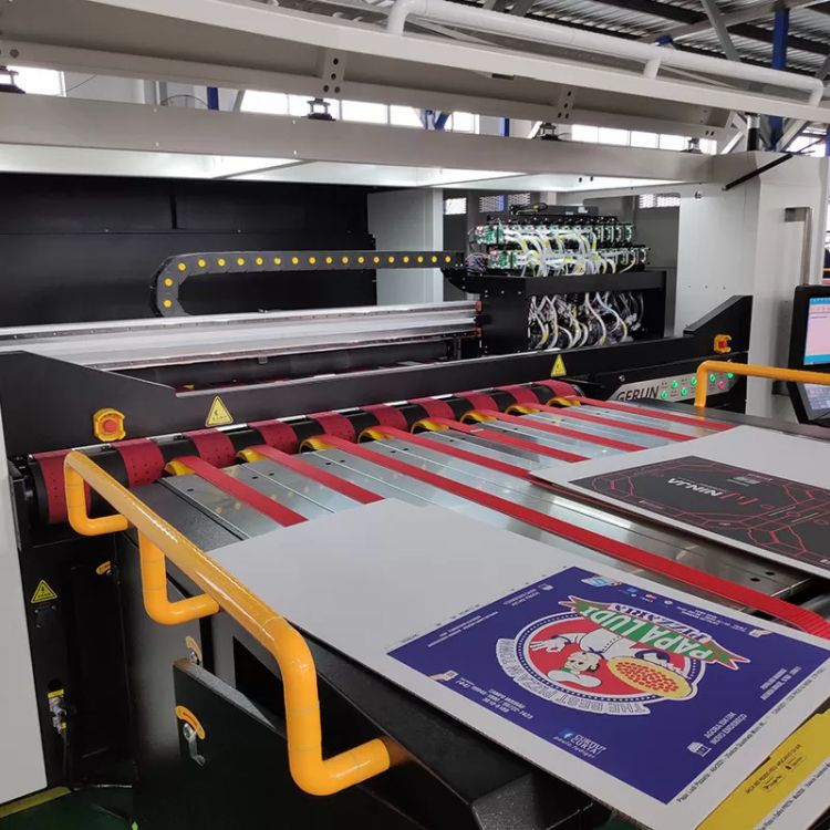 High Resolution Corrugated Box Inkjet Printer Corrugated Carton Machine