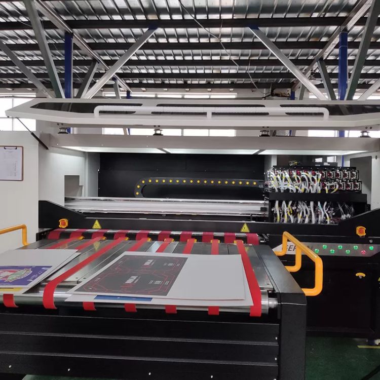 Box Carton Digital Inkjet Cmyk Color Printing Machine